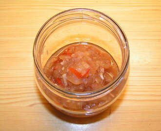 Äppelchutney med chilisting