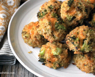 Broccoli Cheddar Quinoa Bites