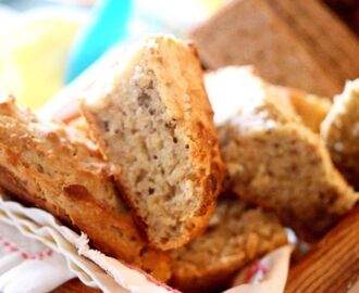 Glutenfria och mjölkfria bovete- och havrescones med chiafrön!