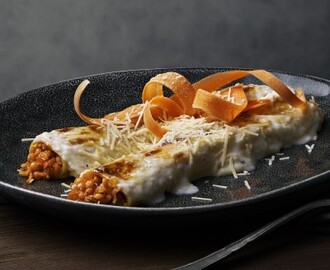 Cannelloni med linser och soltorkade tomater