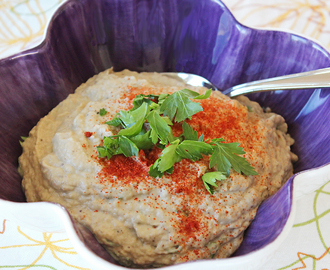 Baba ganoush med rostad vitlök