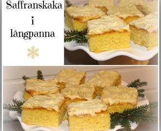 Saffranskaka i långpanna