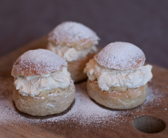 Semlor, små och saftiga