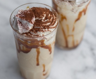 The Treat Yo'self Caramel & Coffee Milkshake.