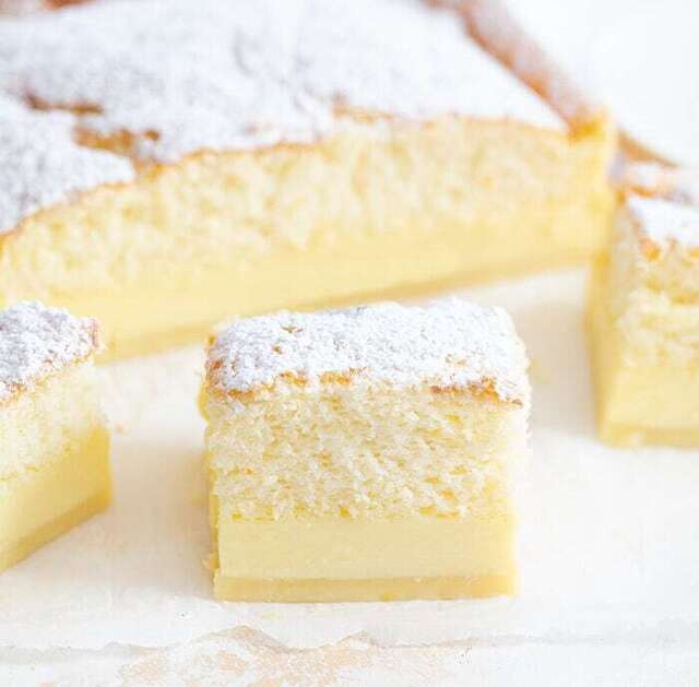4 Ingredient Magic Cake (No Butter or Oil)