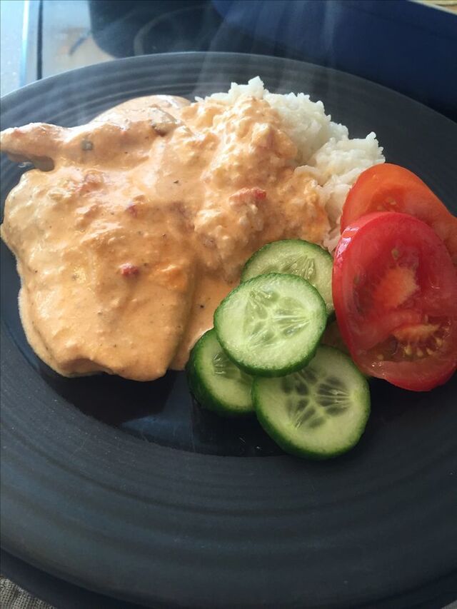 Kycklingfilé med salsasås