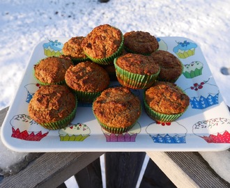 Supergoda glutenfria muffins utan tillsatt socker