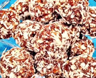 Nyttiga chokladbollar/ Healthy, no-bake chocolate balls