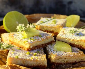 Key lime pie bars