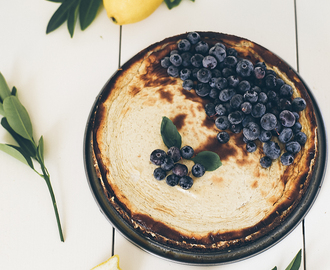 Inte en gnutta mjöl eller socker så långt ögat kan nå. Citroncheese-cake lchf