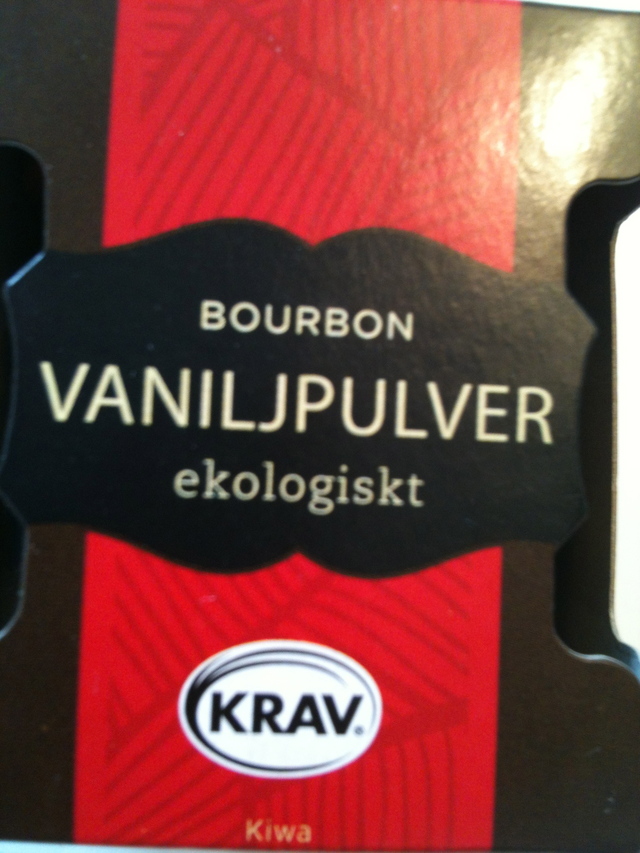 Ekologiskt vaniljpulver