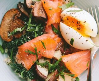 Smoked Salmon Breakfast Bowl with a 6-Minute Egg — A Thought For Food | Smoked salmon breakfast, Salmon breakfast, Breakfast bowls
