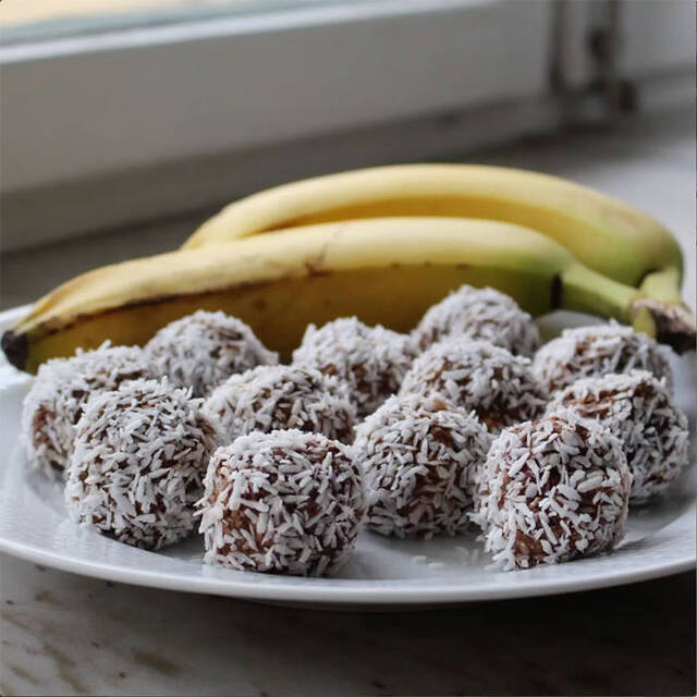Chokladbollar med banan – recept