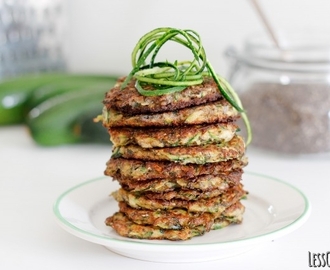 Halloumi och zucchinibiffar - enkelt och gott! | Lesscarbs.se