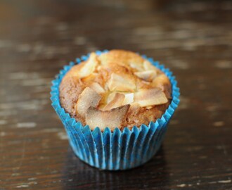 Glutenfria äppel och kanelmuffins