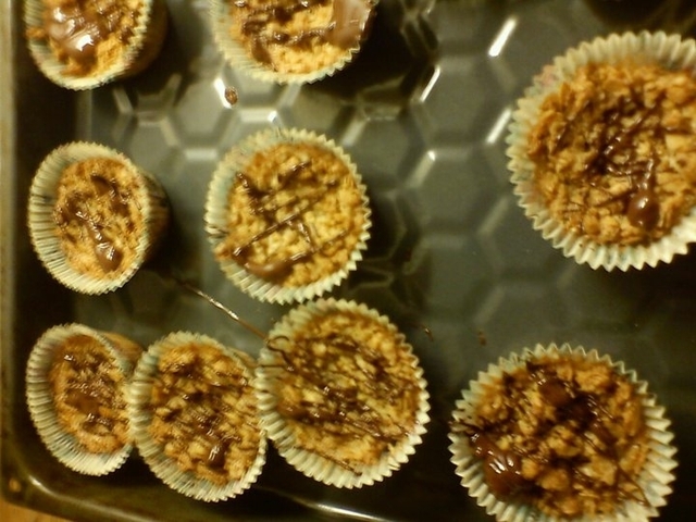 Havrekakor i muffinsform