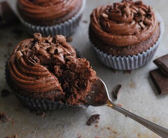 Devil's food muffins - syndigt goda chokladmuffins!