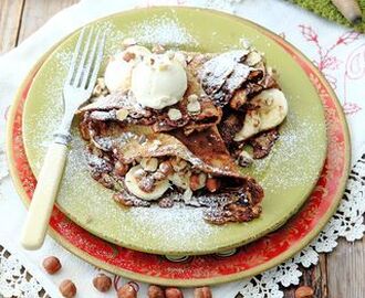 Crêpes med Nutella och banan