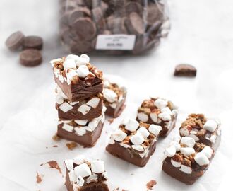 Nötfri Rocky Road Fudge