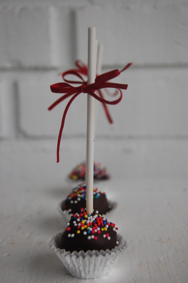 CakePops med havregryn, kaffe & choklad!