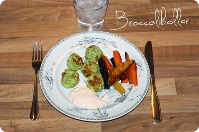 Broccolibollar med rotsaker