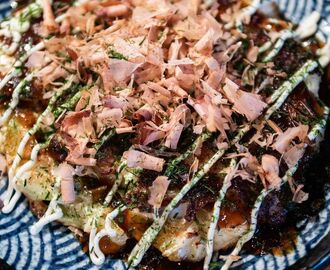 Japansk "pannkaka" - Osaka Okonomiyaki (お好み焼き)