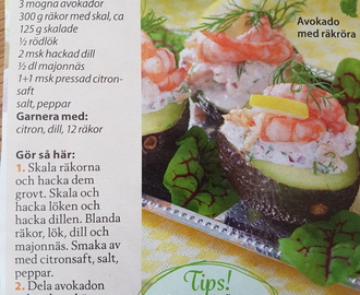 Avokado med räkröra