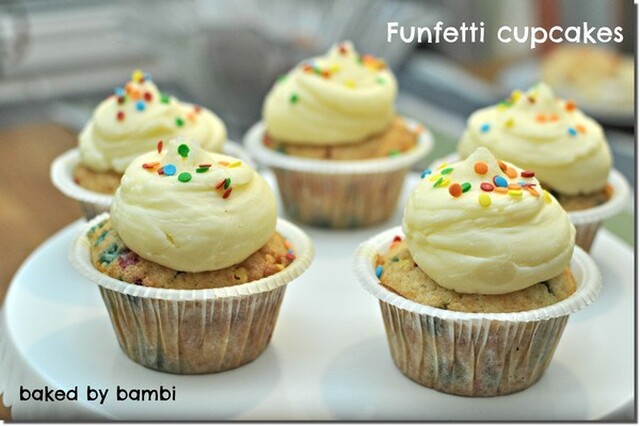 Funfetti cupcakes