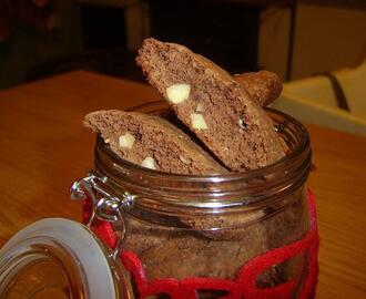 Italienska chokladbiscotti