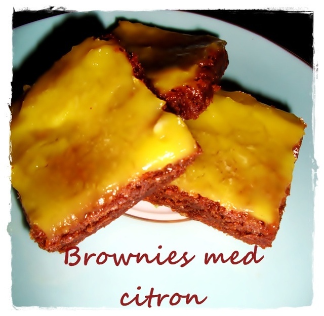 Brownies med citron