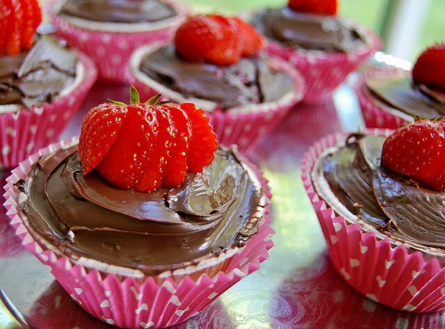 Cupcakes med nutellafrosting