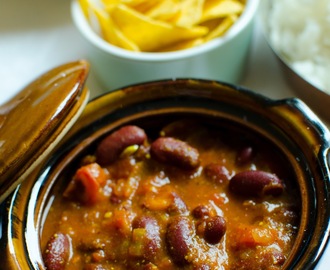 Het böncurry med ris / vegansk