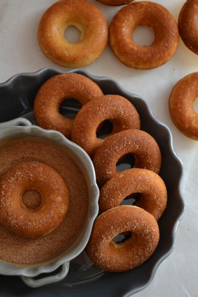 Donuts - munkar, i teflonpanna
