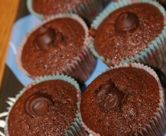 Chokladmuffins med fyllning