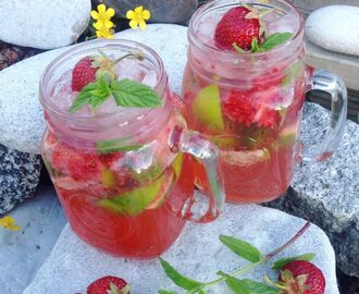 Alkoholfri Jordgubbs Mojito