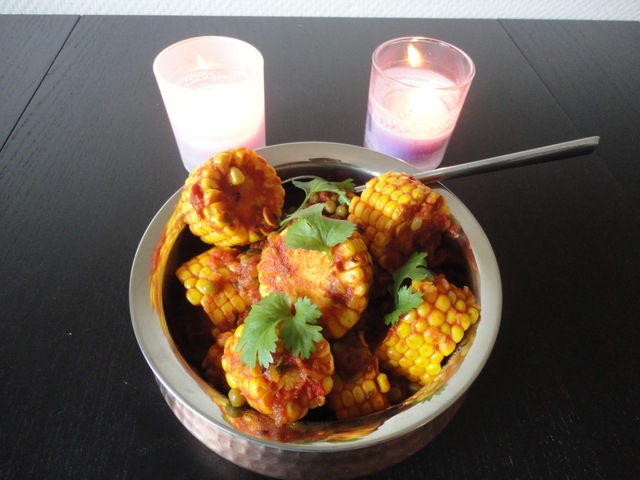 Sweetcorn and Pea Curry