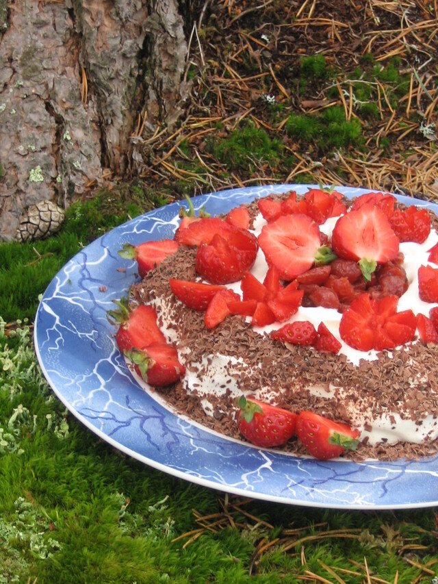 Schwarzwald-Körsbärstårta Lowcarb