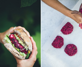 Grilled Beet Burgers