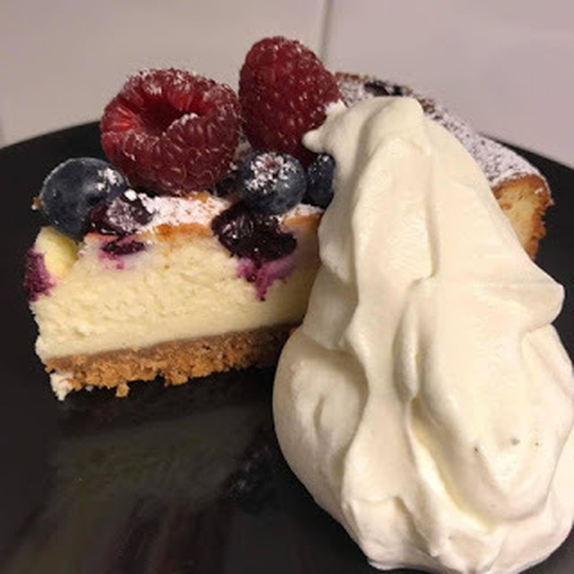 Blåbärs cheesecake