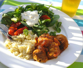 Spanska köttbullar i tomatsås