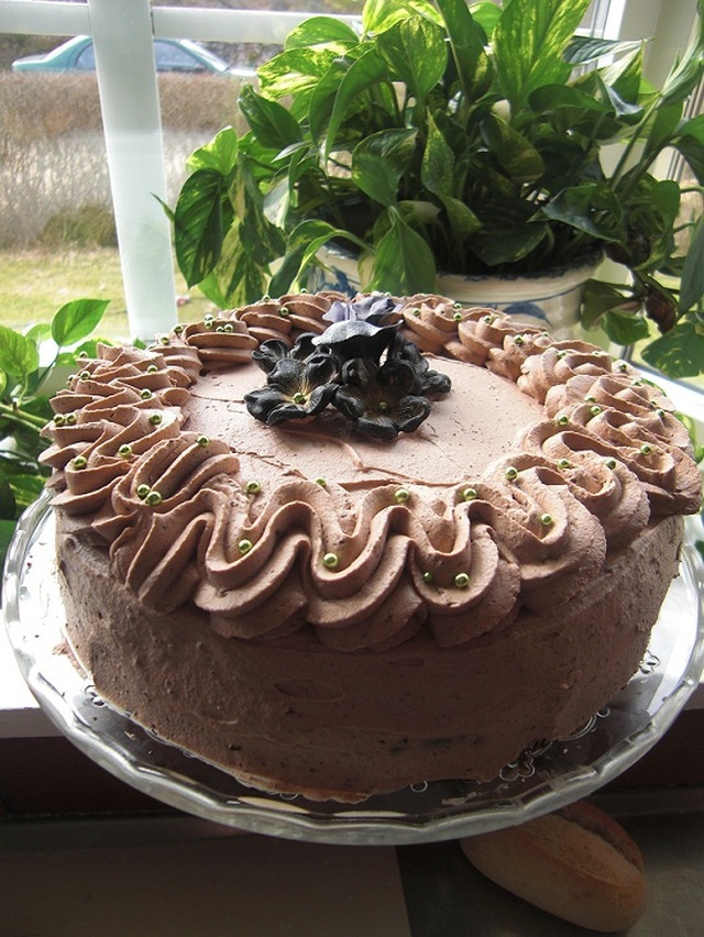 En liten choklad tårta så här på marknadsdagen :)