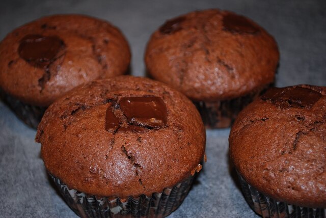 Banana chocolate muffins