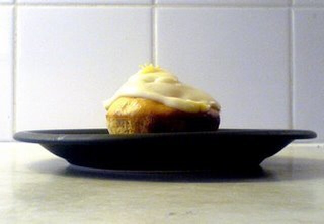 Citroncupcakes med ingefärsfrosting