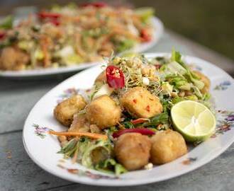 Vietnamesisk nudelsallad med kyckling