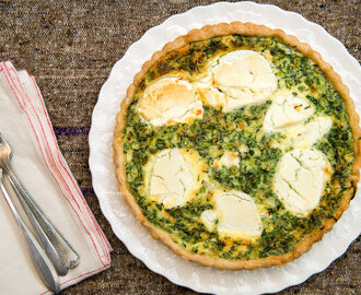 Quiche With Herbs and Goat Cheese