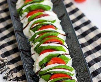 Insalata Caprese- Italiensk sallad - ZEINAS KITCHEN | Italiensk sallad in 2019