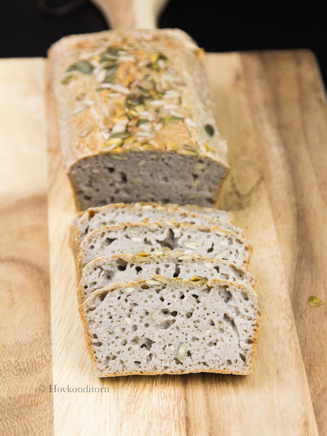 Fermented Buchwheat Bread, Gluten-Free & Vegan