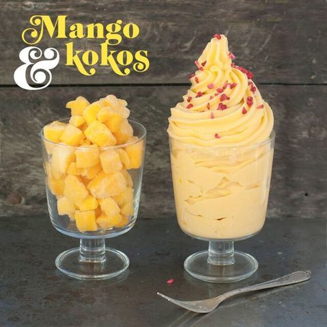 Läskande dessert med mango 