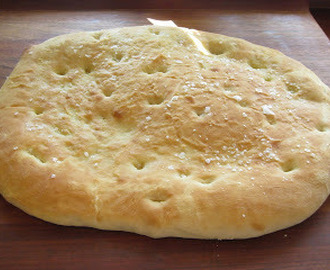 Leilas foccacia med flingsalt