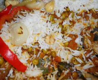 Biryani (Birijani) och lite tips på hur man kokar basmatiris